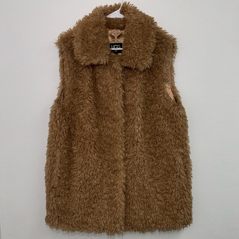 UGG Brown Fuzzy Vest